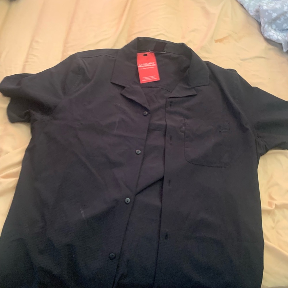 STYLUS Men's Black Dress Shirt